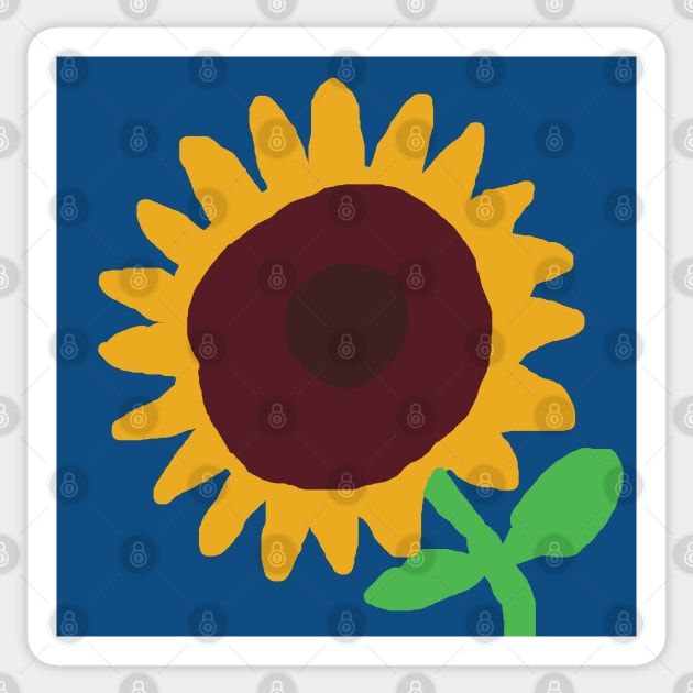 Digital Sunflower Painting Sticker by ellenhenryart